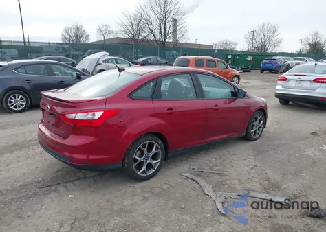 2014 Ford Focus Se из США, поврежденный, VIN 1FADP3F27EL257580